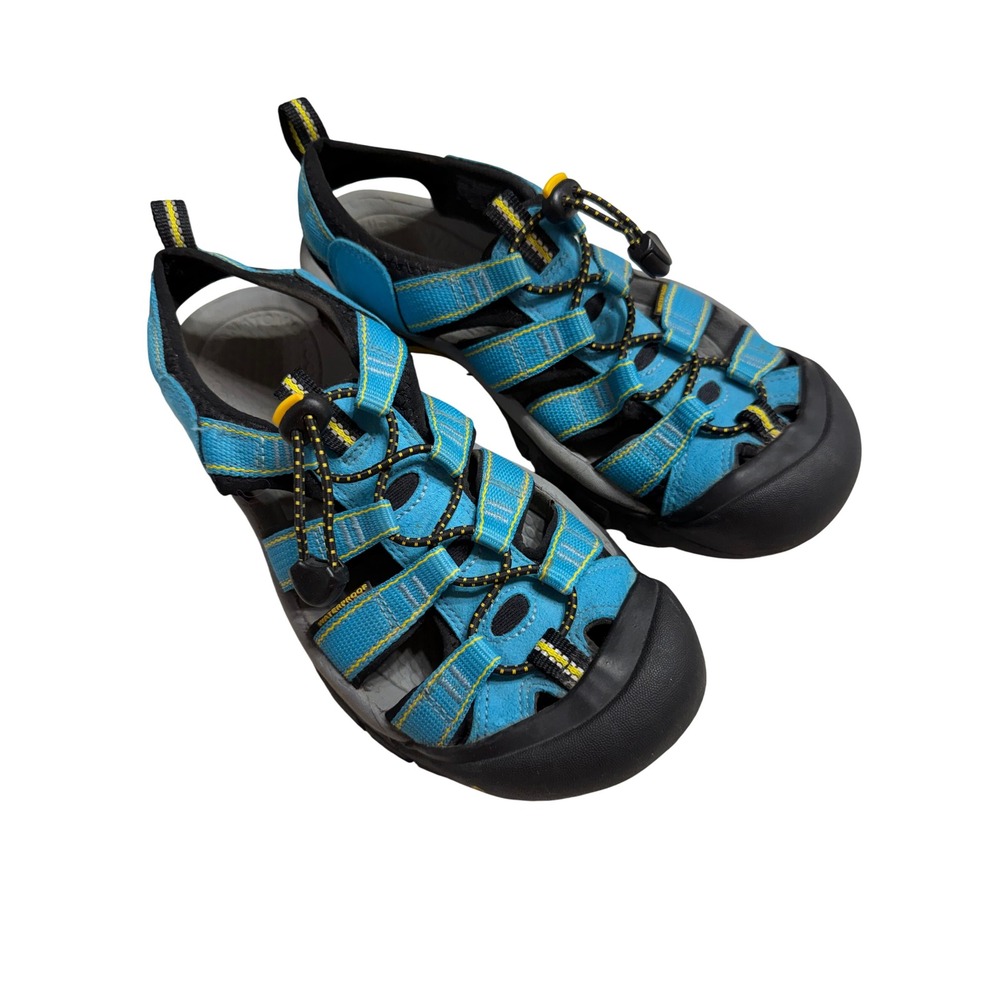 Keen Newport H2 Sandals Aqua Blue EUC Waterproof Toe Protection Gorpcore hike 8